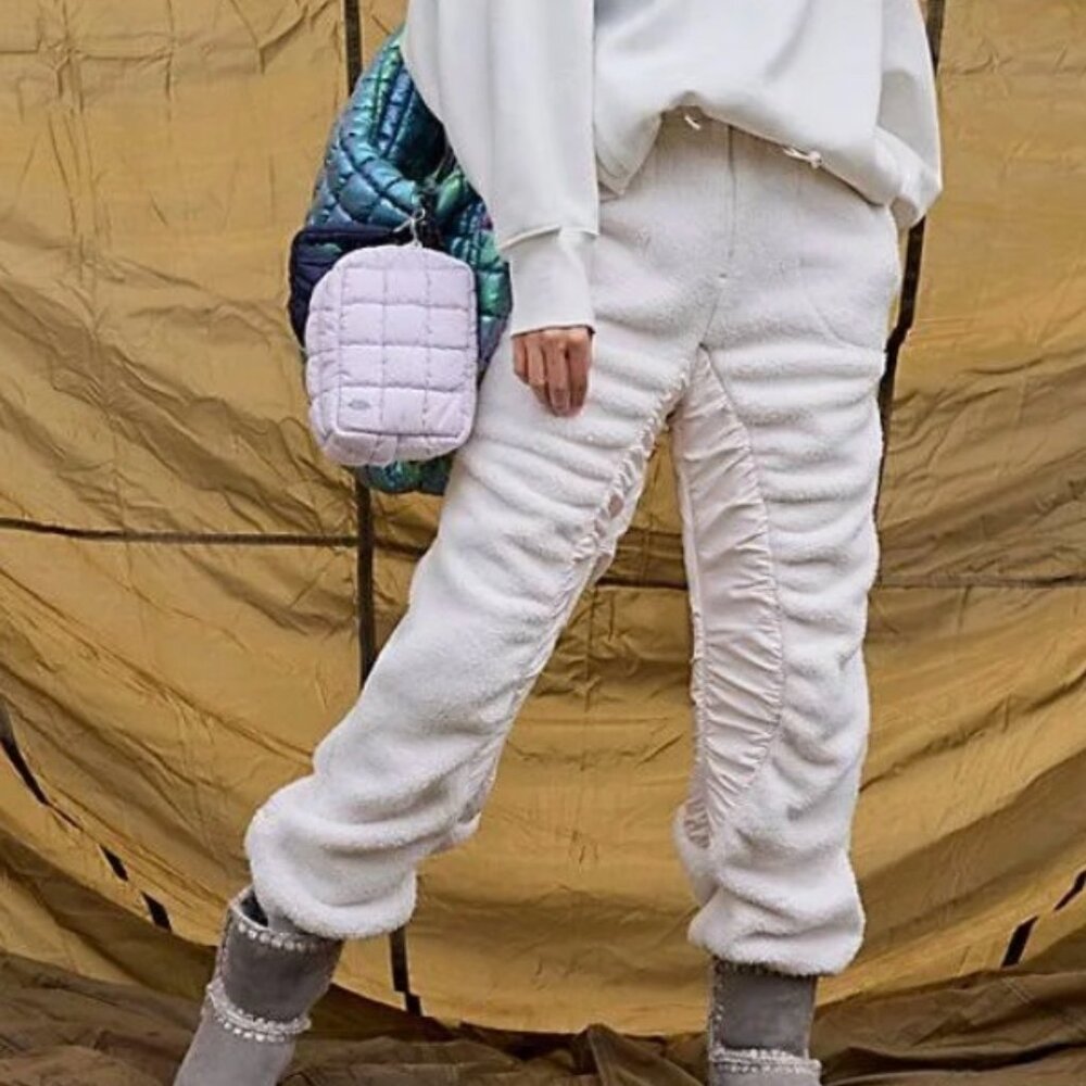 NWT Free People Movement Sundown Fleece Pants Size Small Retail $198 - Picture 5 of 12